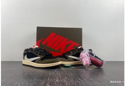 SCOTT 1 AIR 'MOCHA' LOW JORDAN X (KIDS)TRAVIS 0824